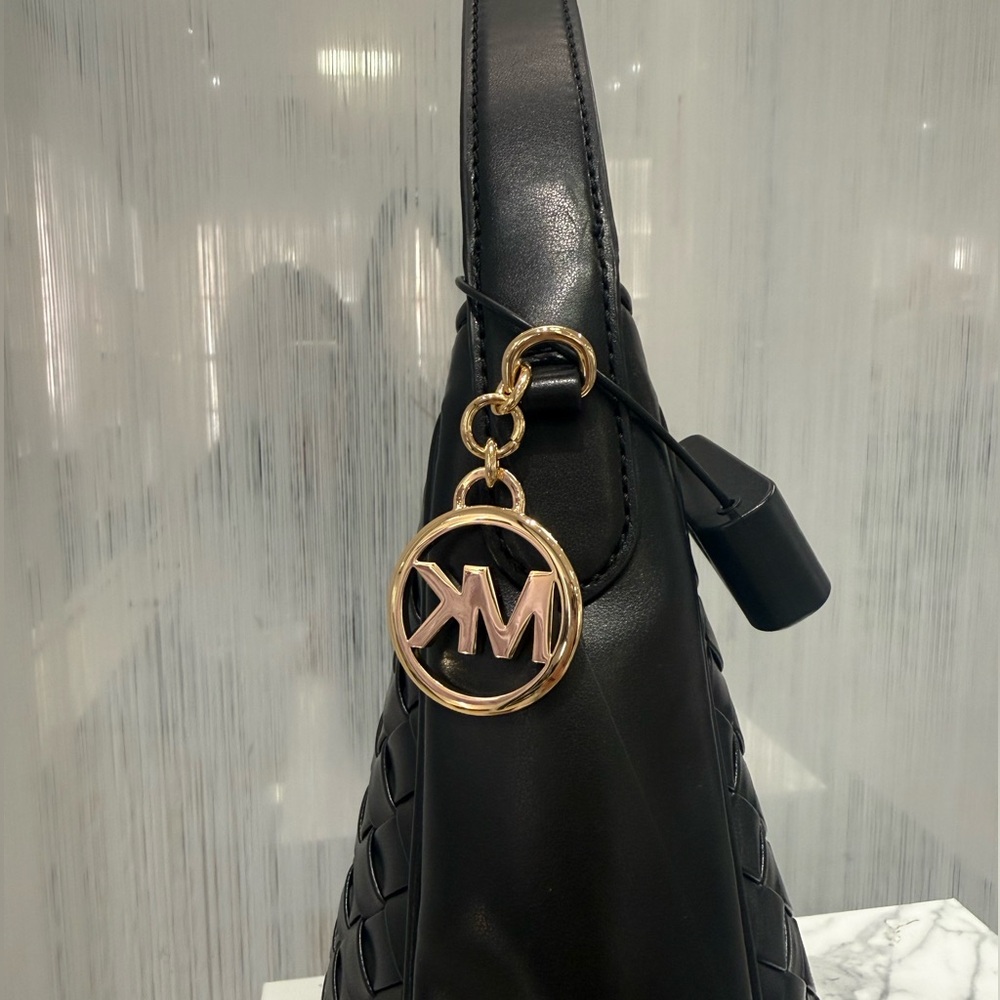 NWT MICHAEL KORS Nayla Medium Hobo Woven Shoulder Bag - Picture 5 of 11
